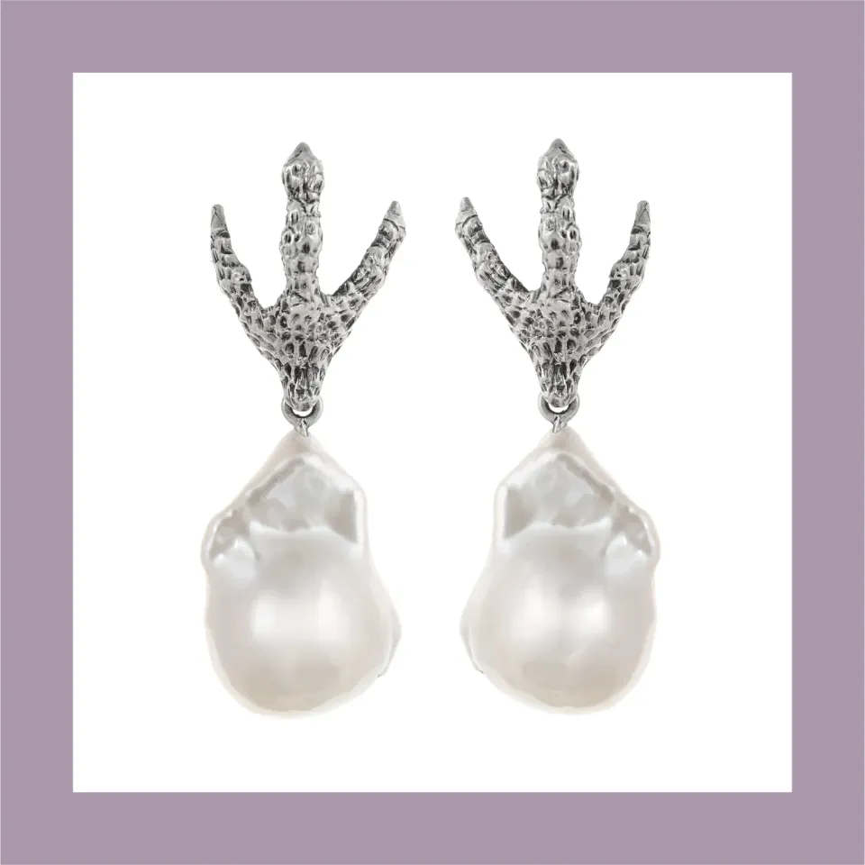 Lorella Tamberi Canal Artemis Talon boucles perle baroque