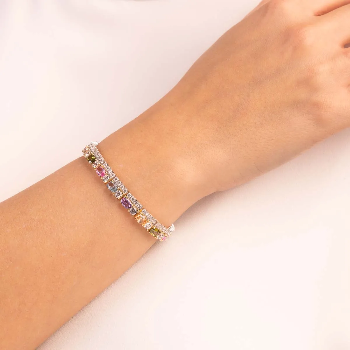Ultima Edizione Double Fila bracelet double rang zircons