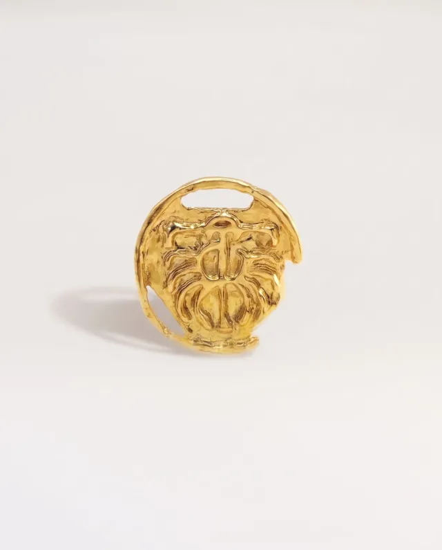 Elise Tsikis Eleftheria Sirohi bague large dorée