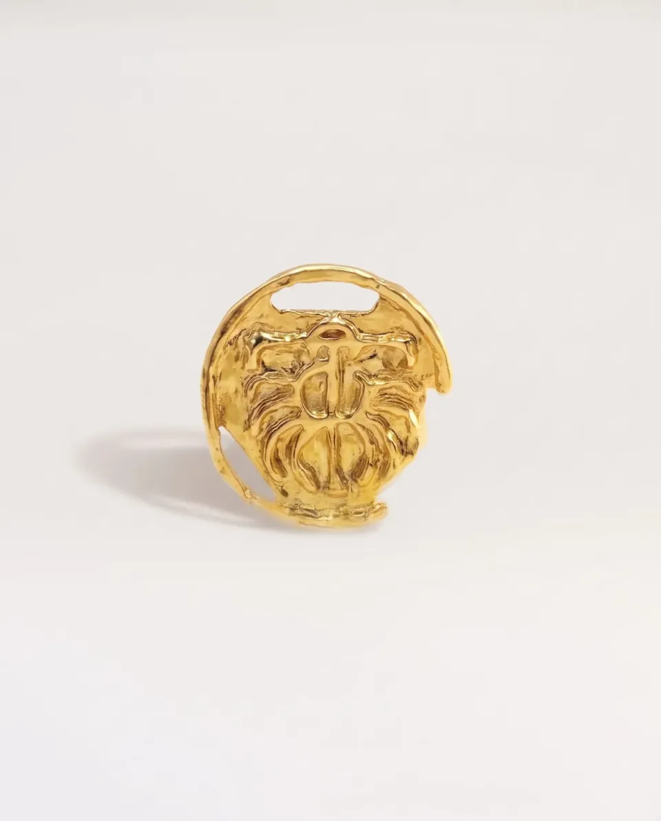 Elise Tsikis Eleftheria Sirohi bague large dorée