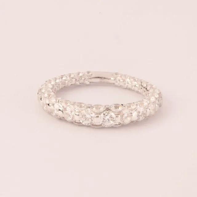 Ultima Edizione Full Pav dgrad bague alliance pavage