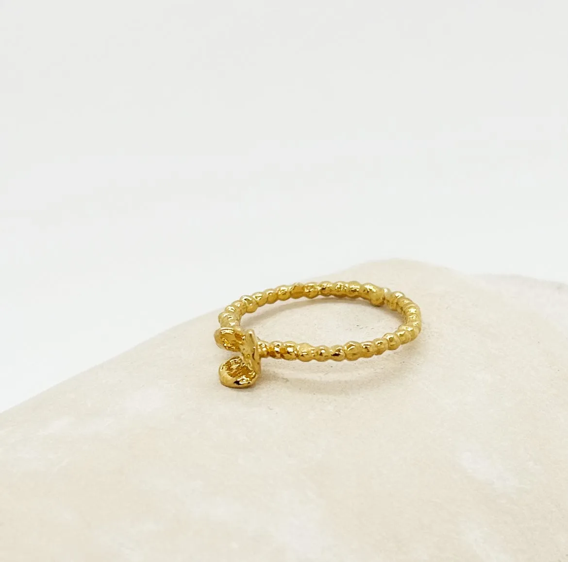Elise Tsikis Terezin bague dorée taille 54 fleur