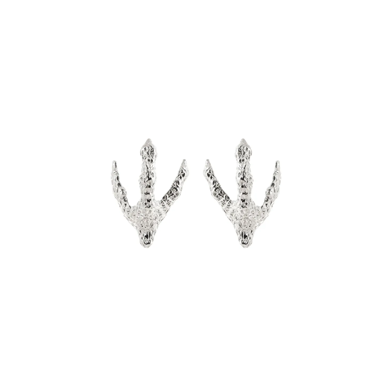 Lorella Tamberi Artemis Talon boucles d'oreilles argentées