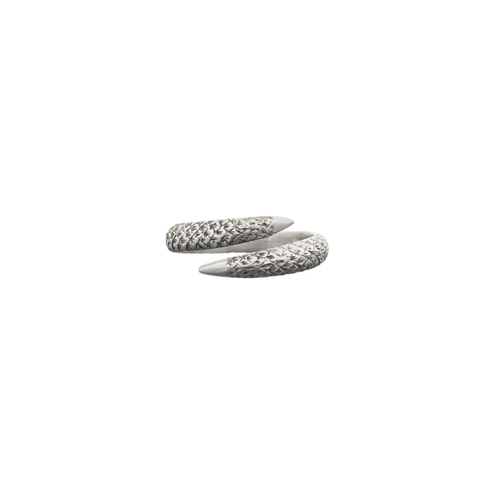 Lorella Tamberi Canal Artemis Talon Contrarié bague argent oxydé