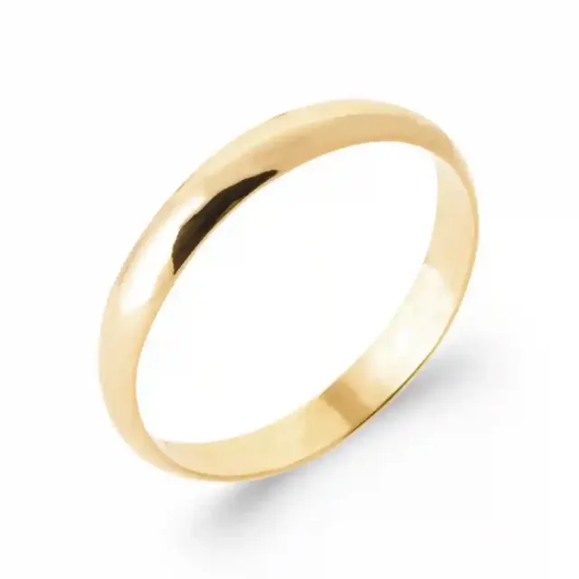 Oriana France Alliance bague plaqué or fine