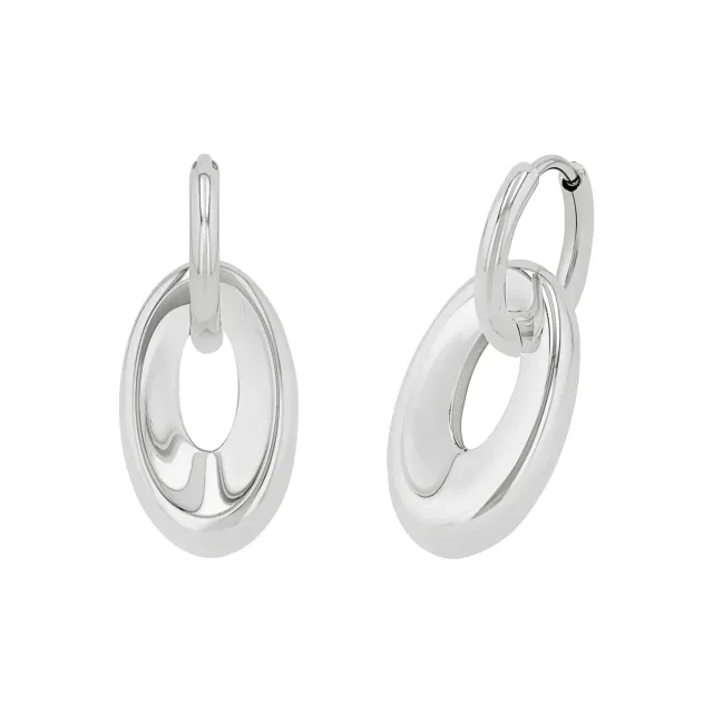 s.Oliver 88757602 créoles femme acier 27 mm