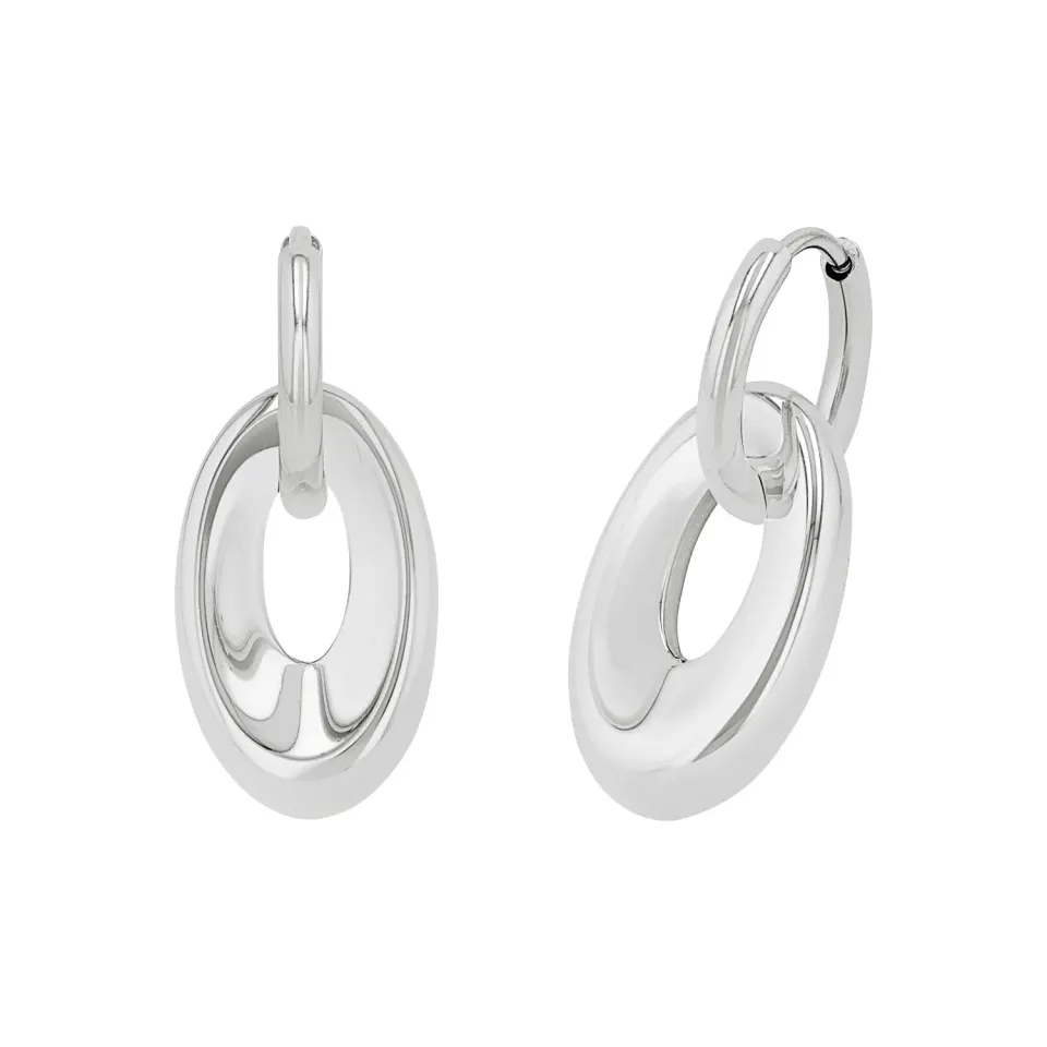 s.Oliver 88757602 créoles femme acier 27 mm