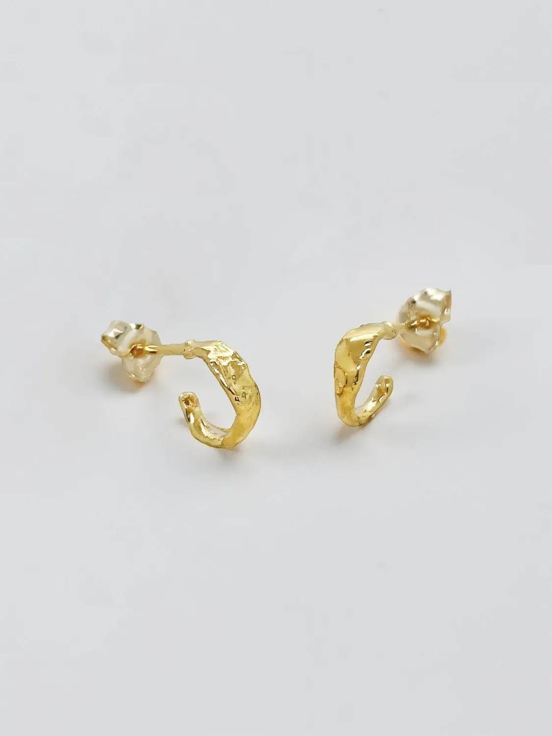 Elise Tsikis Creo boucles d’oreilles or jaune