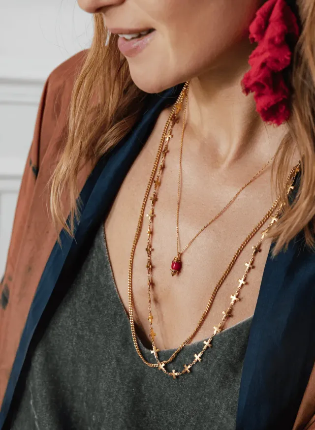 Elise Tsikis Eleftheria Mycene collier perles naturelles
