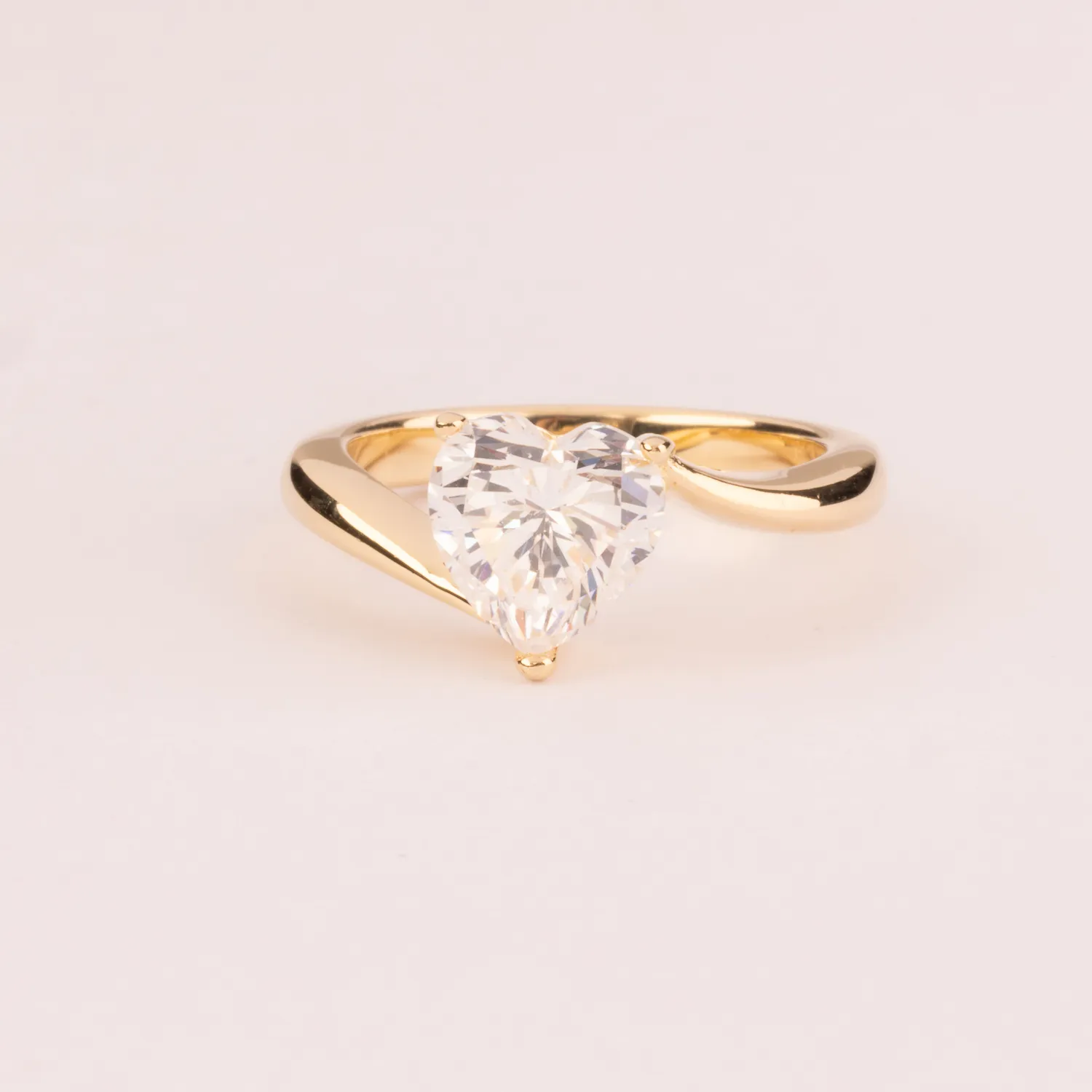 ULTIMA EDIZIONE solitaire coeur 8 mm bague éclat