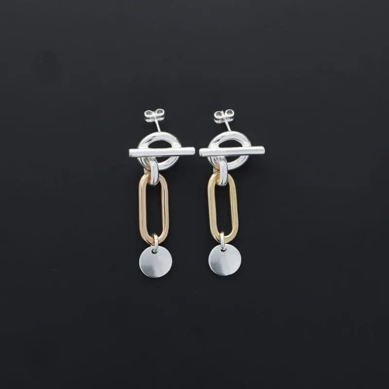 Secret de Cuir N°1606 boucles 196 bicolores pendantes