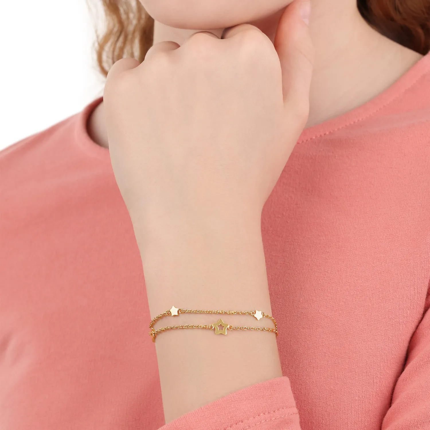 s.Oliver Stern Gold bracelet enfant acier doré étoile