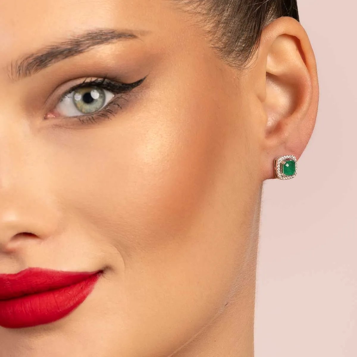 Ultima Edizione Lobo boucles d'oreilles zircon couleur