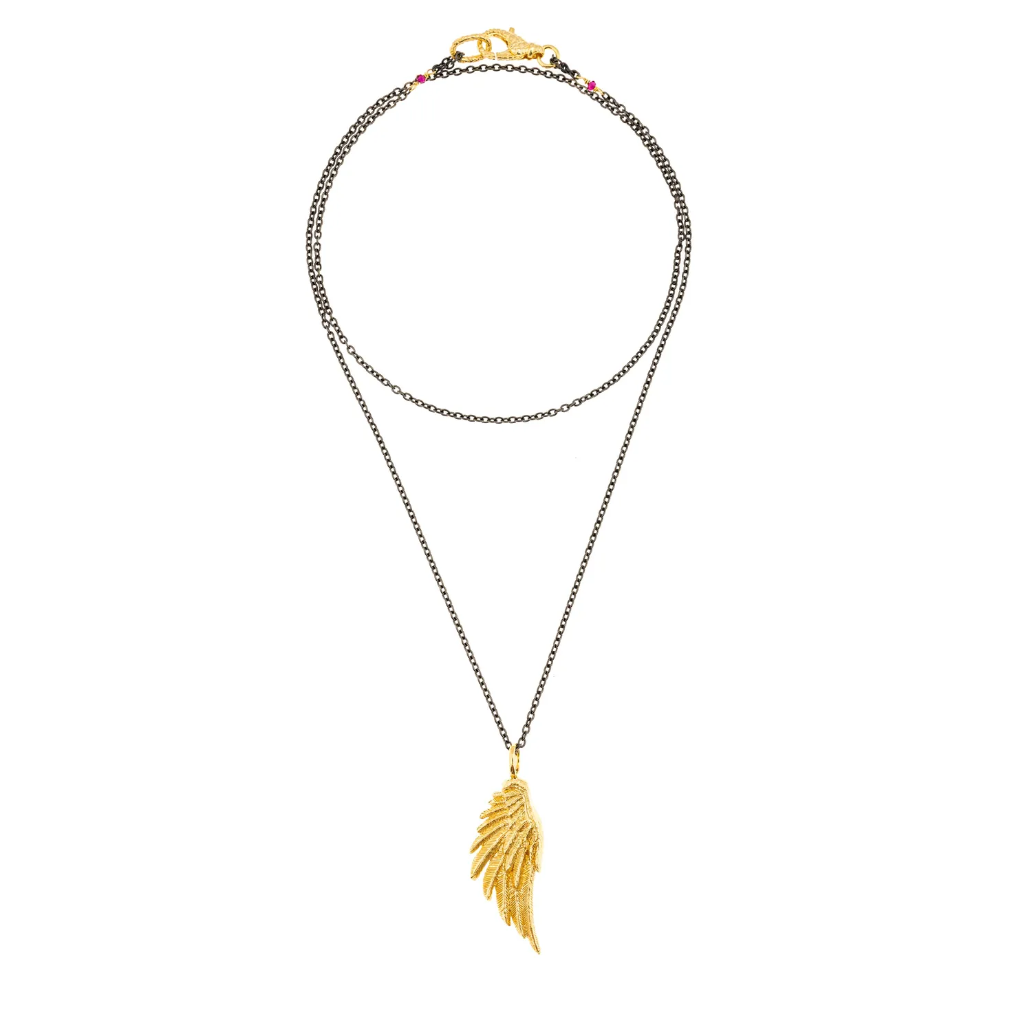Lorella Tamberi Canal Artemis Be Free collier aile zircons 80cm