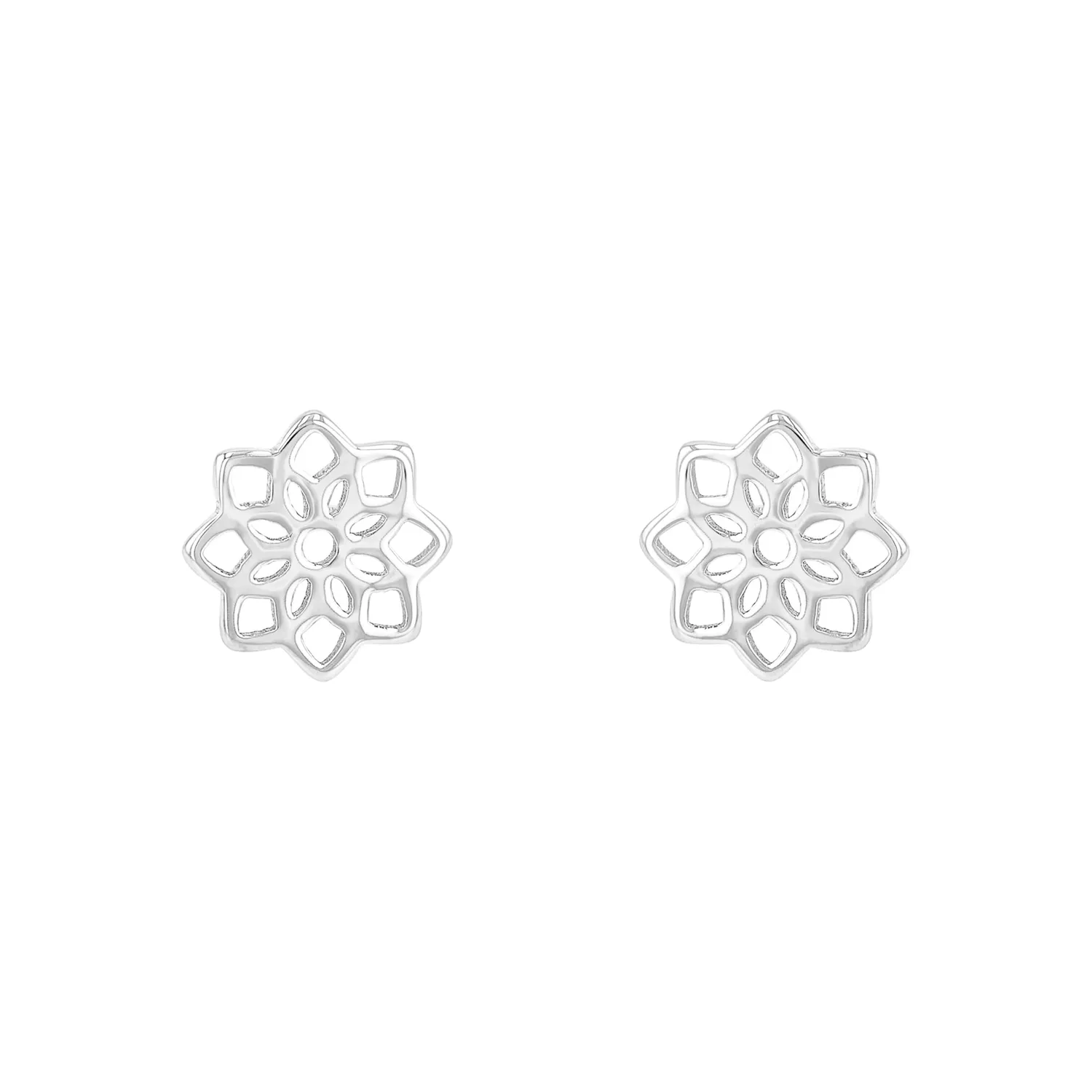 s.Oliver Fleur boucles d'oreilles argent 925 zircone