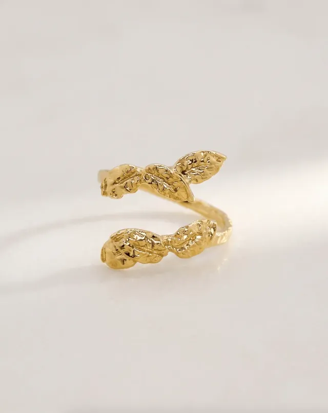 Elise Tsikis ADN Lygia Medium bague réglable or jaune