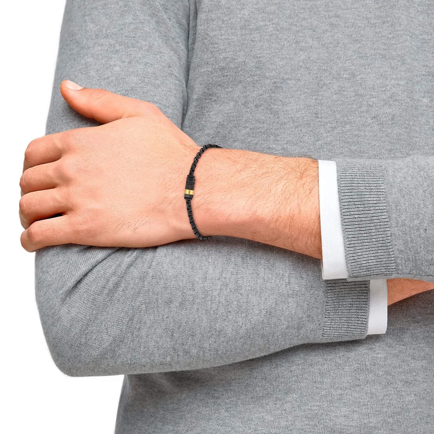 s.Oliver 2034953 bracelet homme bicolore 20+2 cm