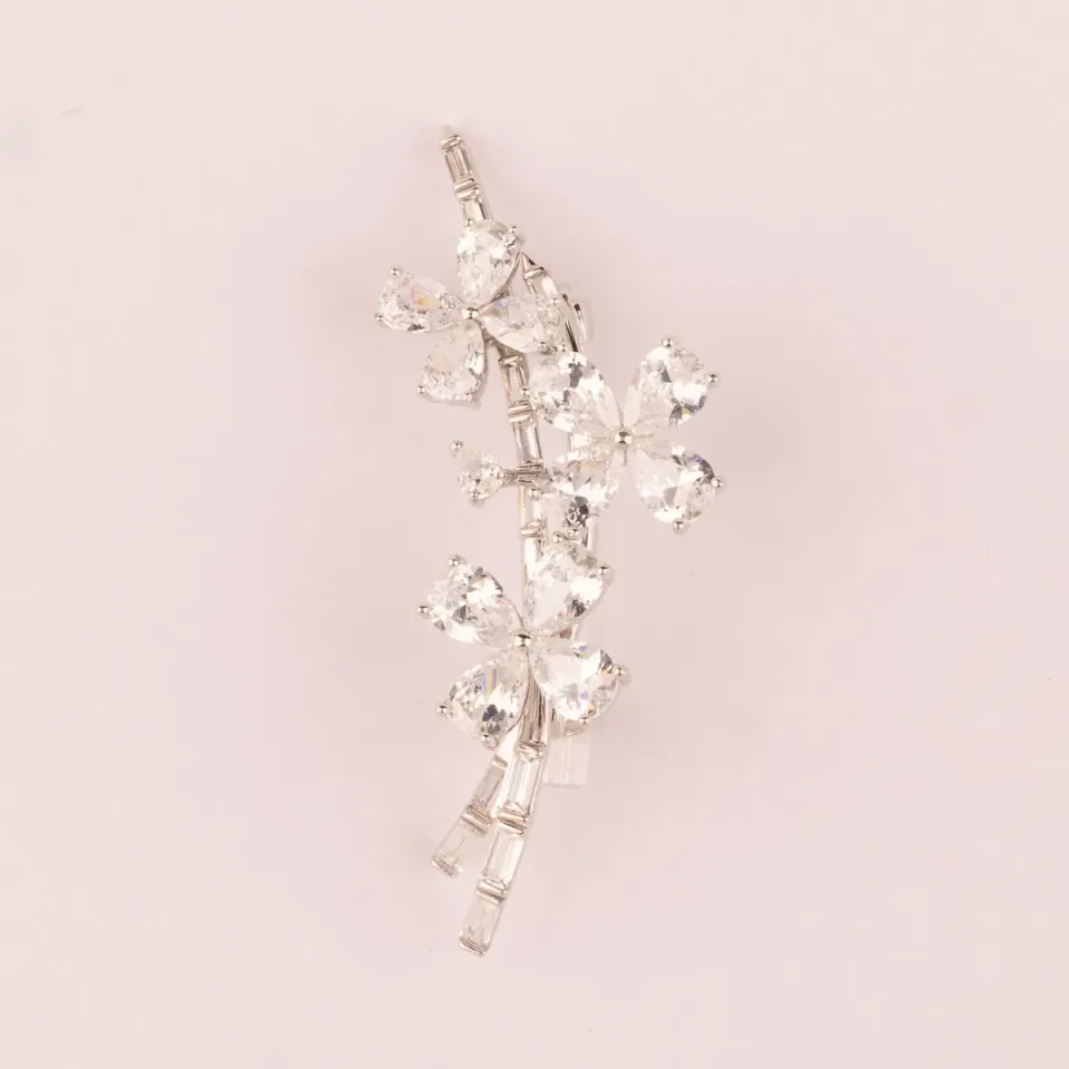 Ultima Edizione Ramo broche rameau fleurs blanches