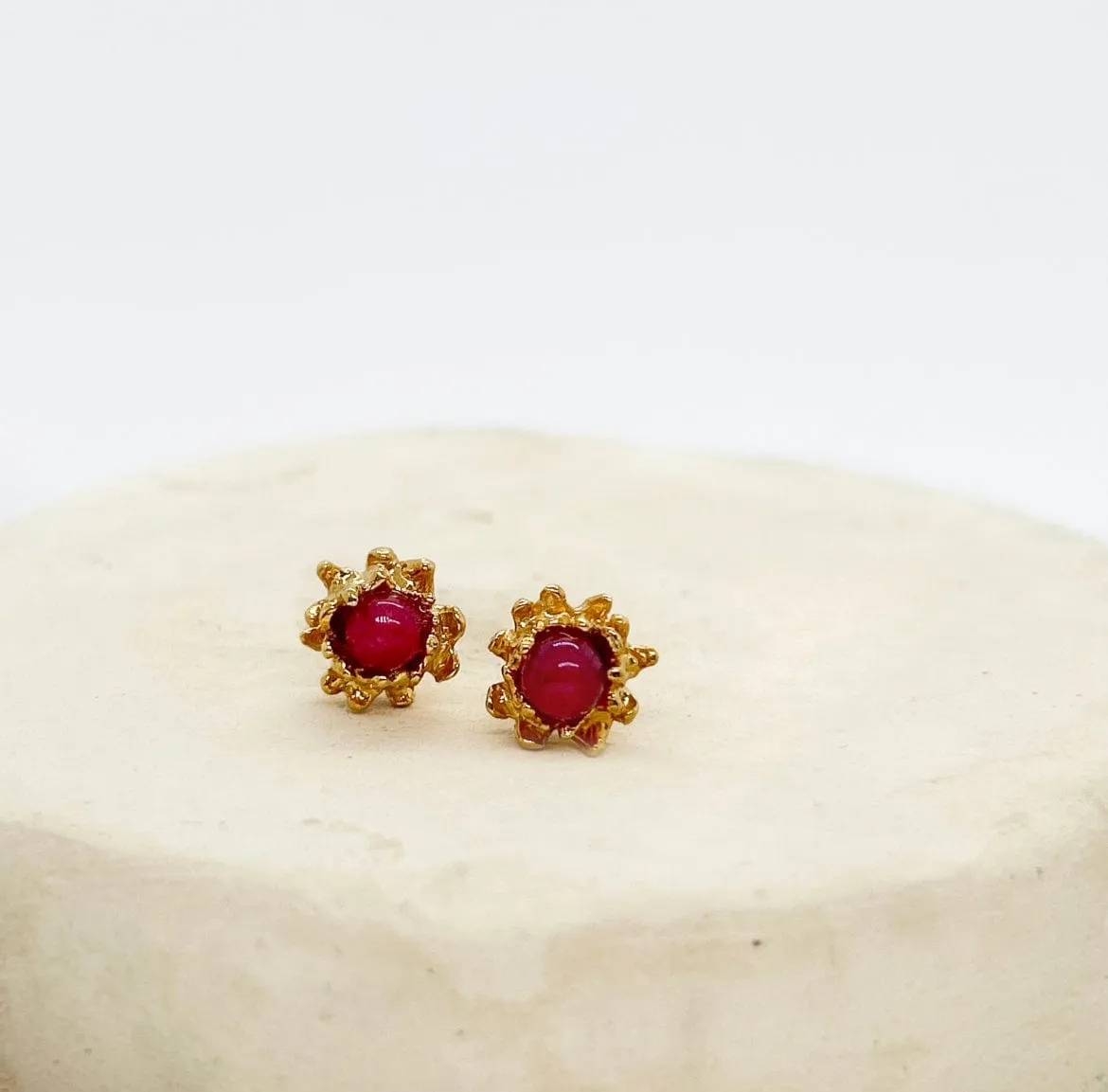 Elise Tsikis Fleur Grenadine Hortens boucles orange