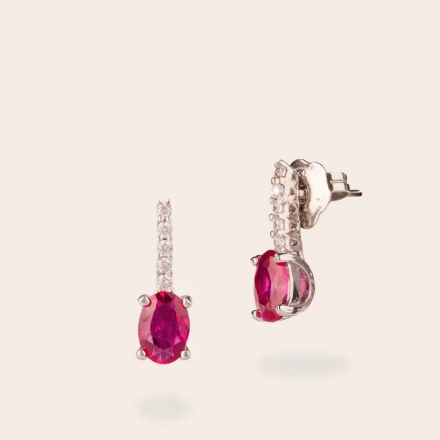 ULTIMA EDIZIONE Barretta Ovalino clous d'oreilles couleur