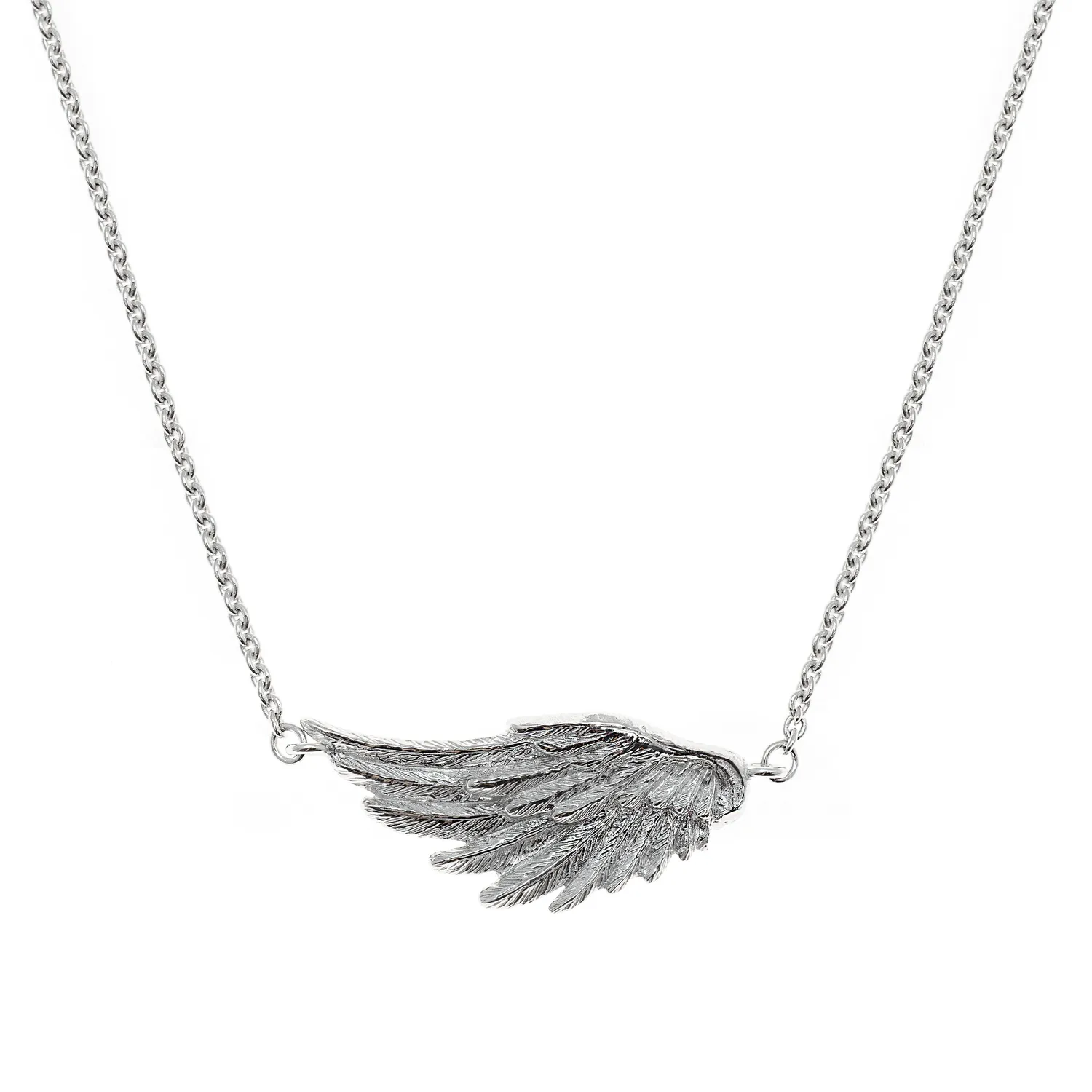 Lorella Tamberi Canal Artemis Wing collier zircons argenté 39 cm