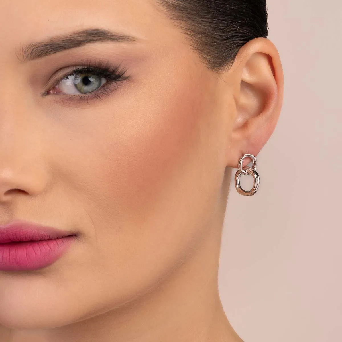 Ultima Edizione double rond boucles lisses