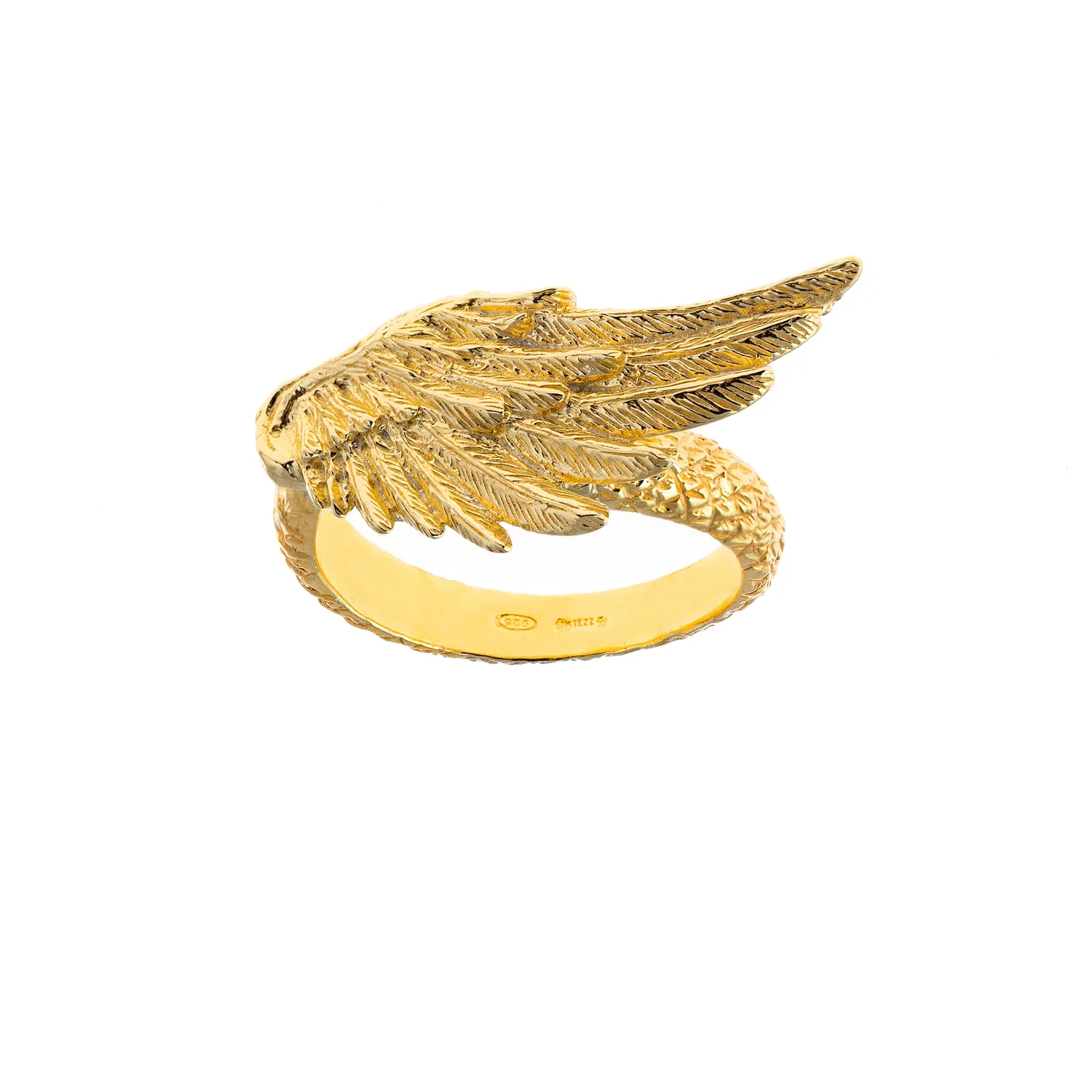 Lorella Tamberi Canal Artemis Wing bague dorée ajustable
