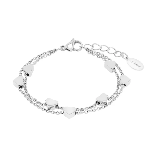 s.Oliver bracelet fille acier breloques 14-16 cm