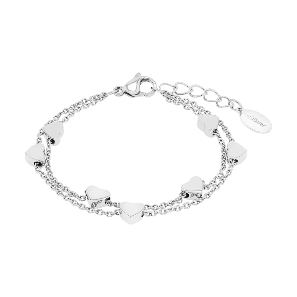s.Oliver bracelet fille acier breloques 14-16 cm