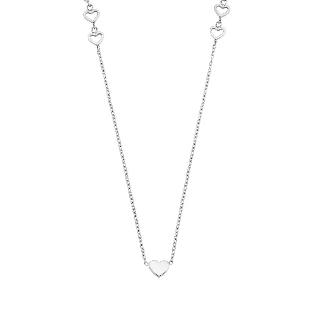 s.Oliver Collier Fille Cœur Acier 37+3 cm 2028446