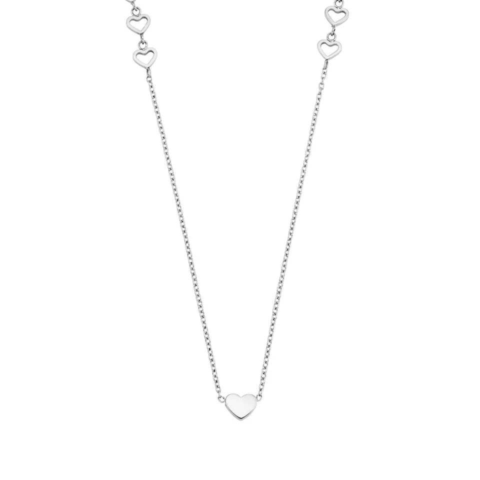 s.Oliver Collier Fille Cœur Acier 37+3 cm 2028446
