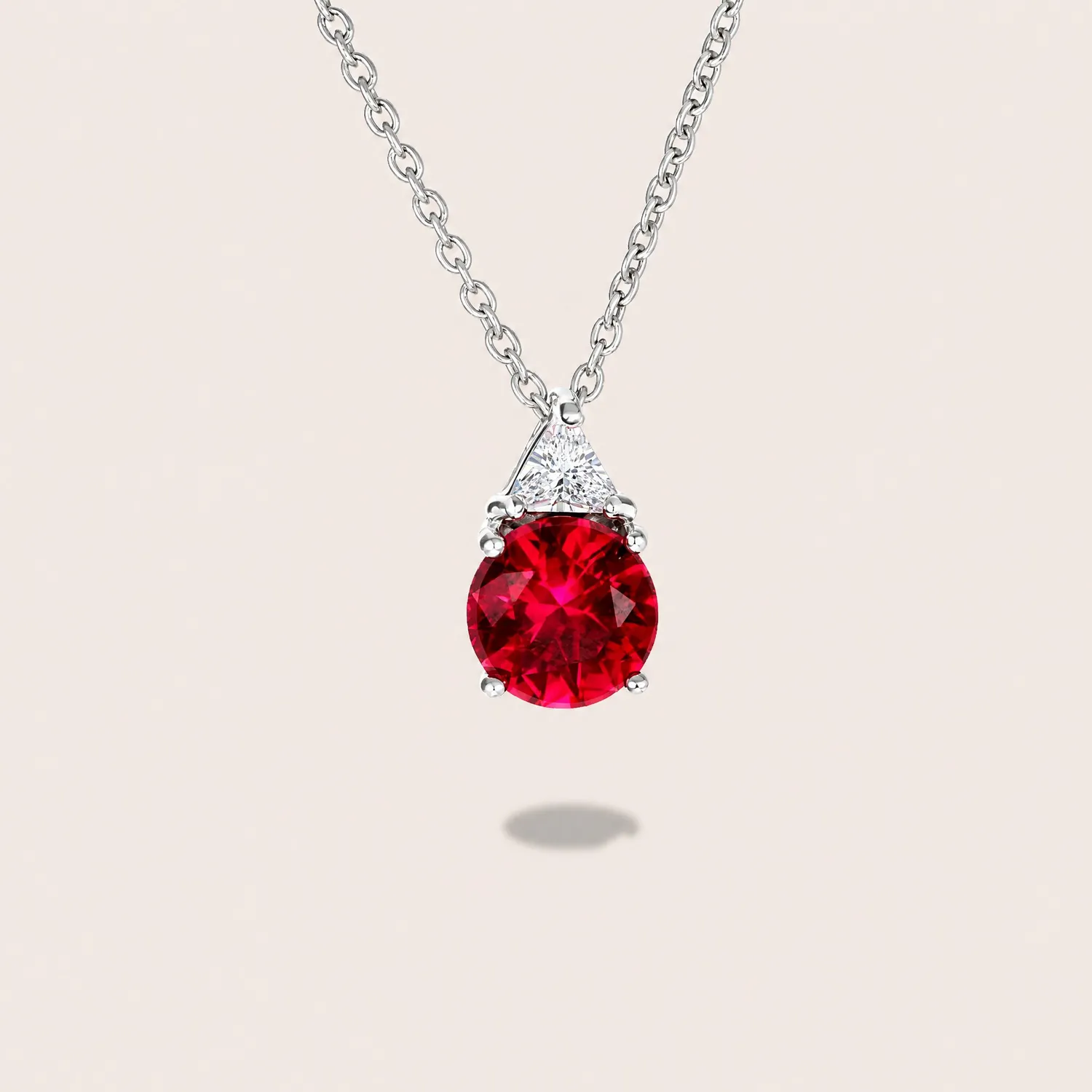 Ultima Edizione double pierre small rond pendentif