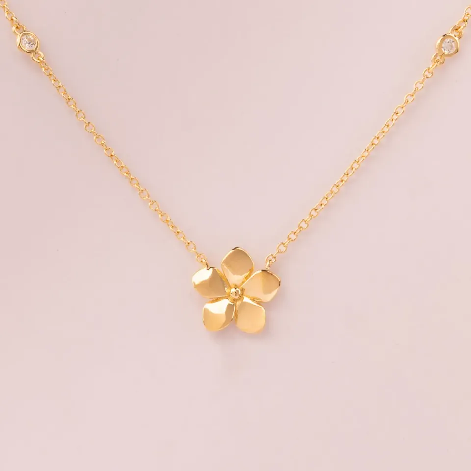 Ultima Edizione Fiore Liscio Singolo collier fleur lisse