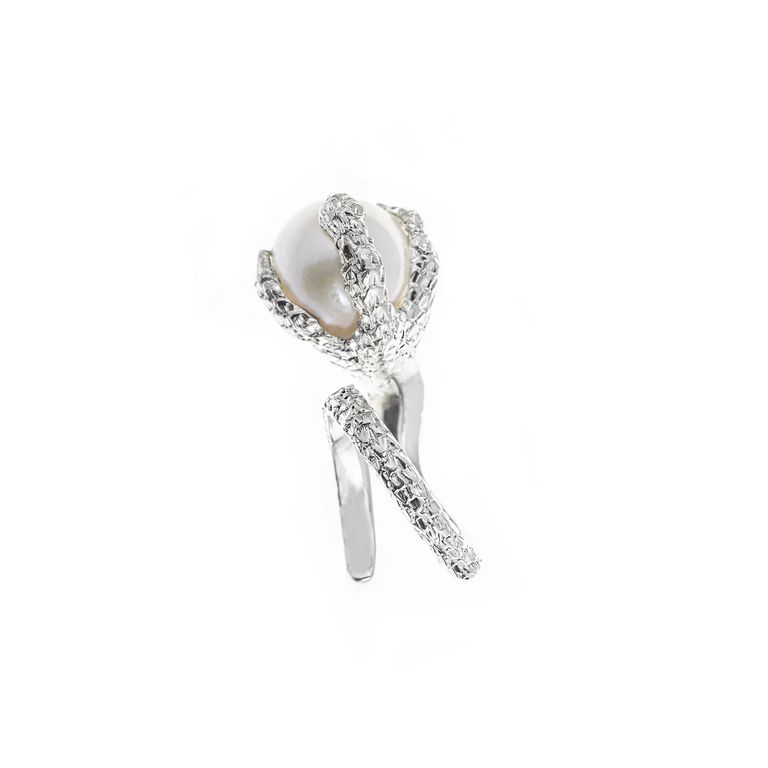 Lorella Tamberi Canal Artemis bague serre perle eau douce