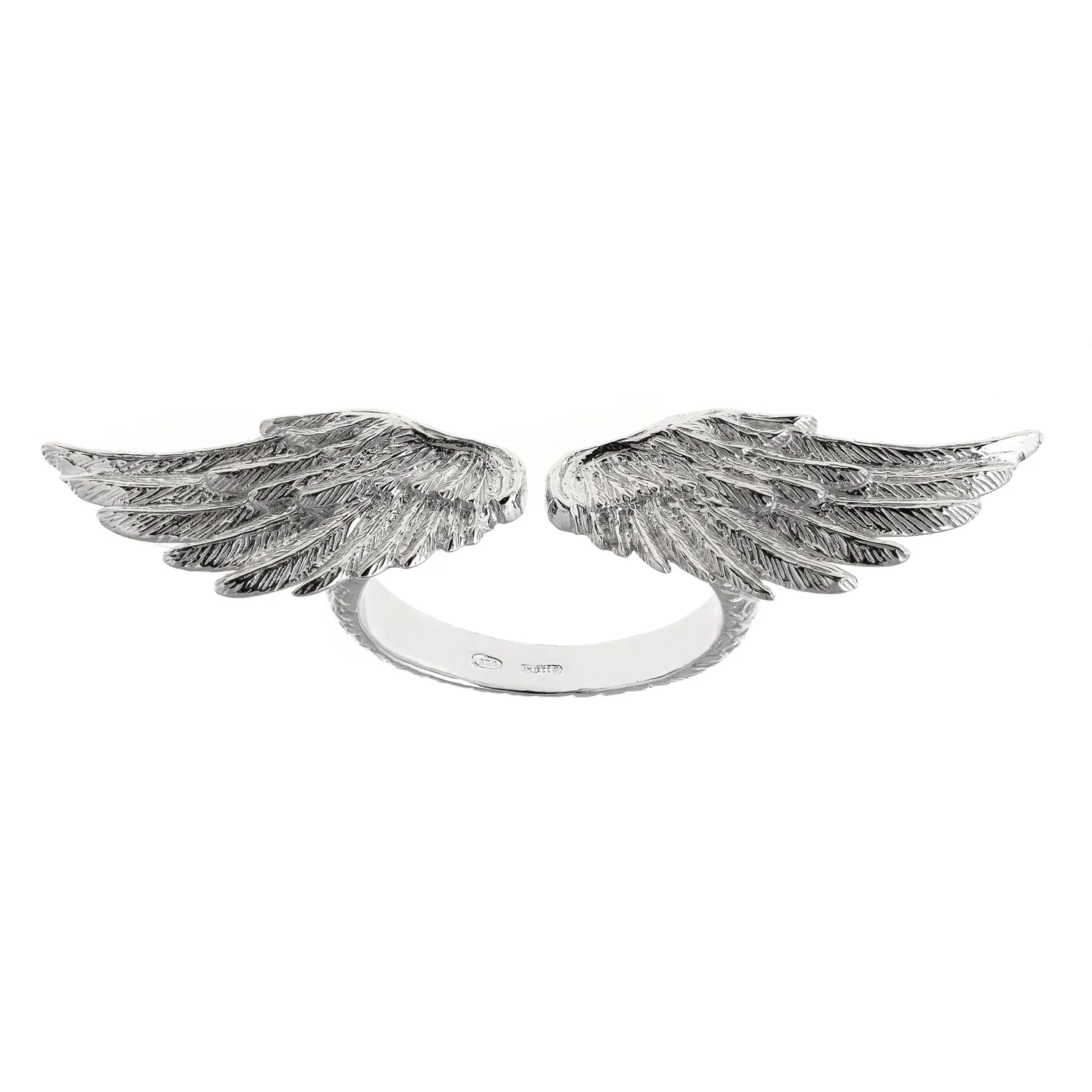 Lorella Tamberi Canal Artemis Double Wing bague argent rhodié