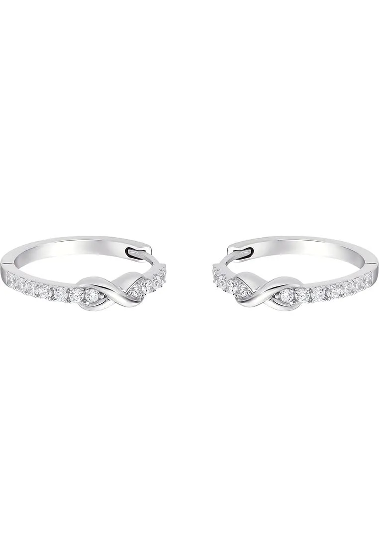 s.Oliver 2034966 boucles d'oreilles argent femme