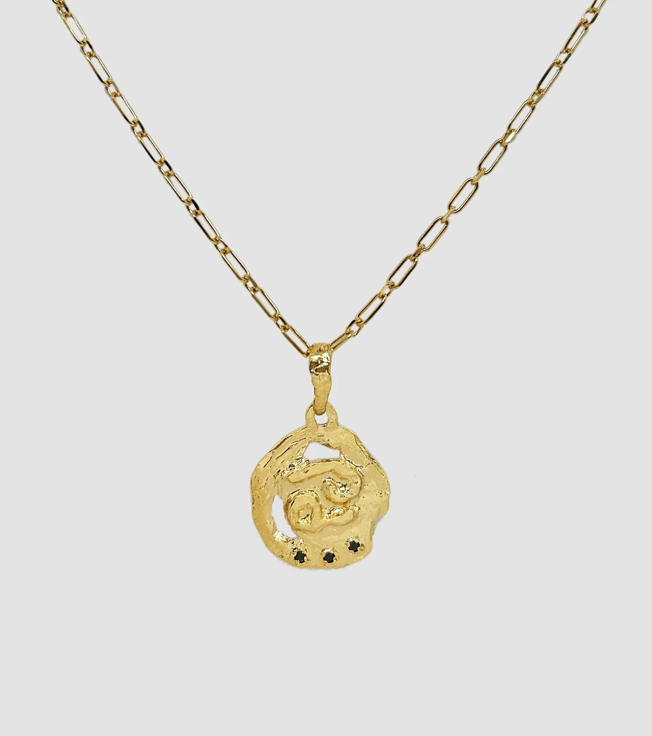 Elise Tsikis Astrologia collier Bélier zircons blancs