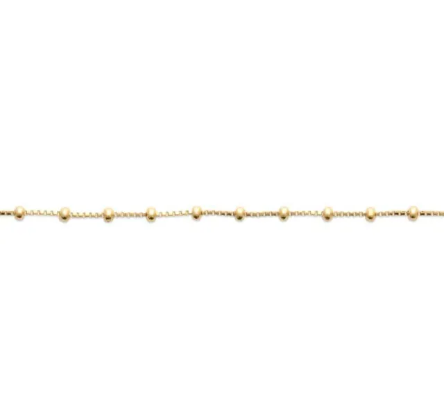 Oriana France fines perles bracelet plaqué or chaîne