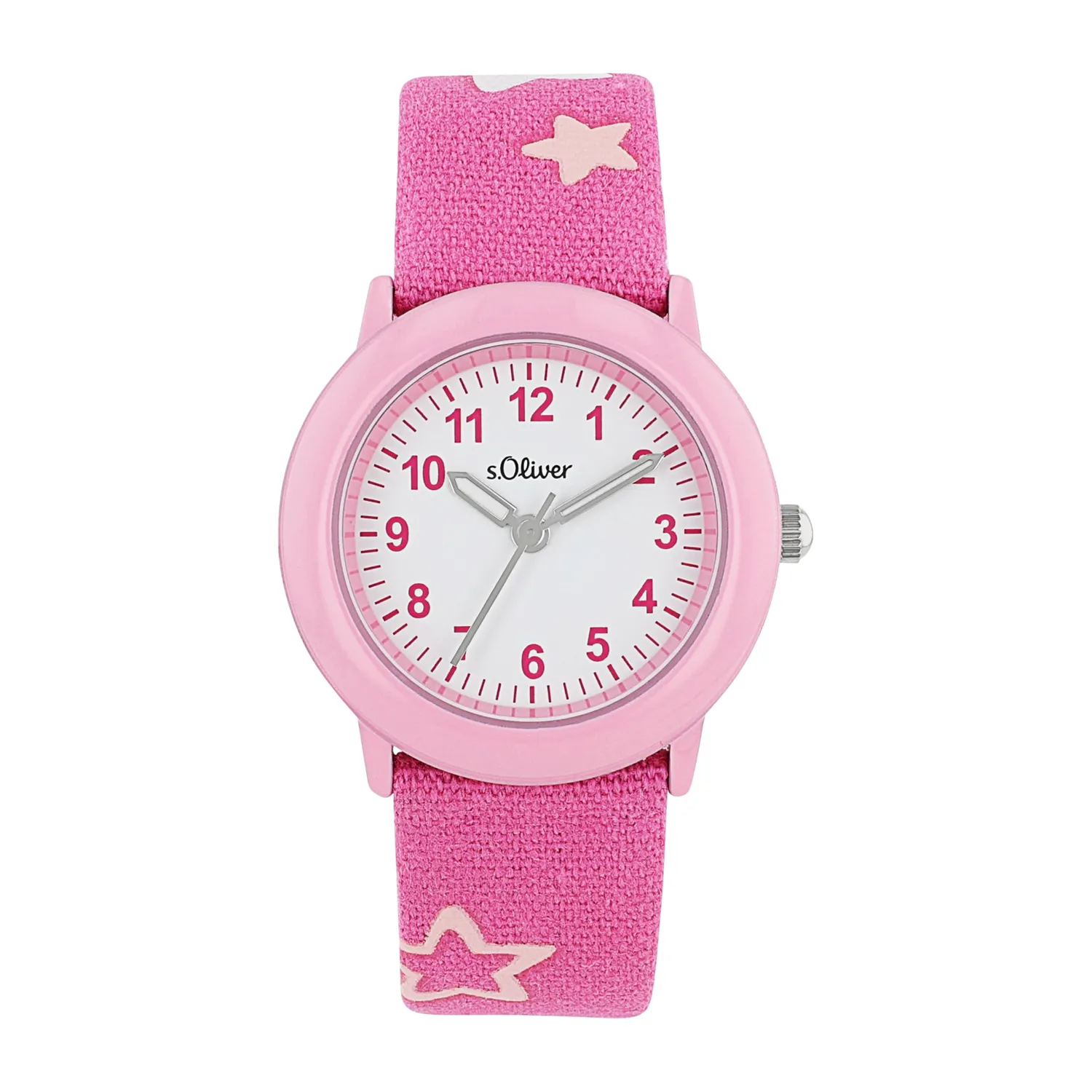 s.Oliver Montre Enfant Quartz Nylon Cœur Violet