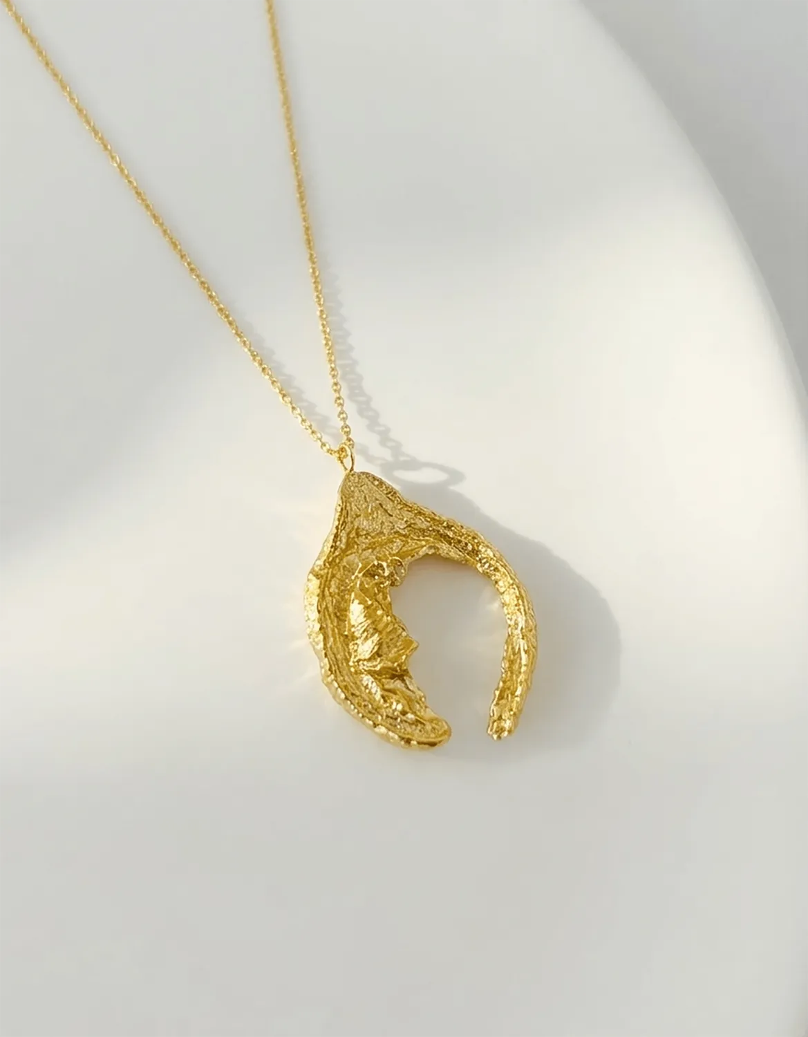 Elise Tsikis Felicitad collier citron doré 50 cm