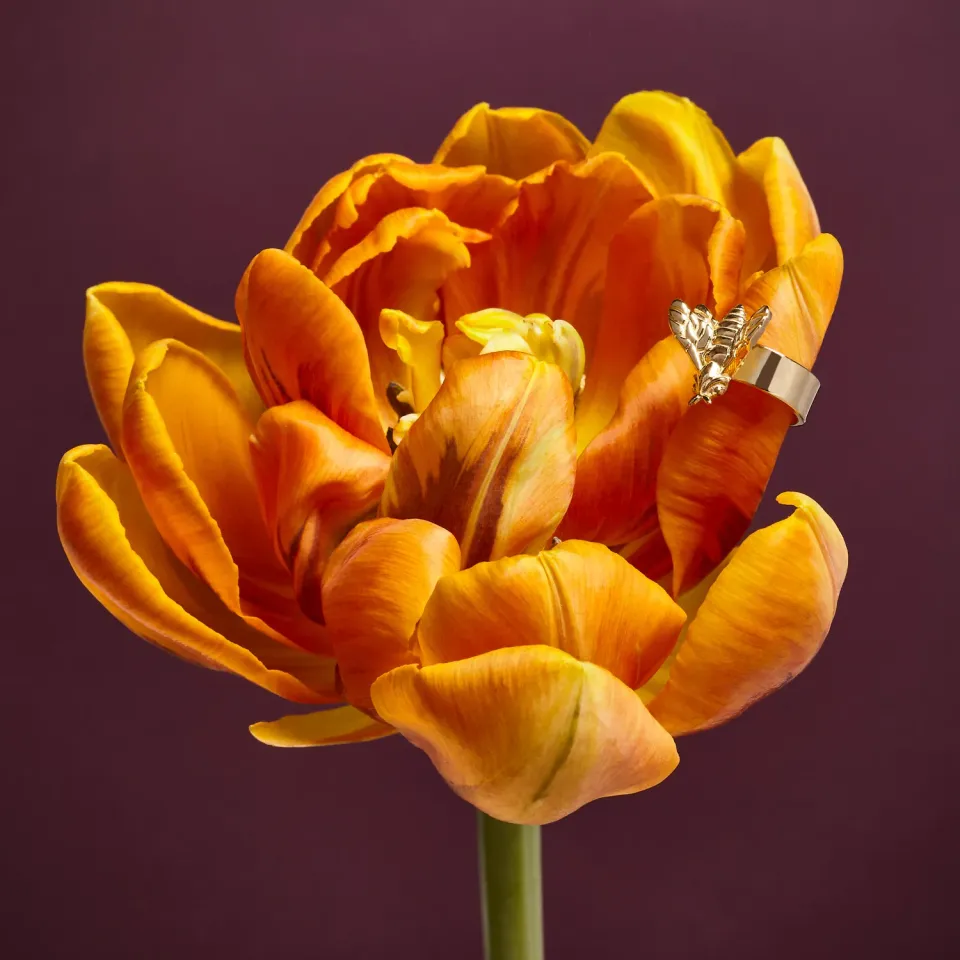 Lorella Tamberi Canal Bee Queen earcuff abeille dorée