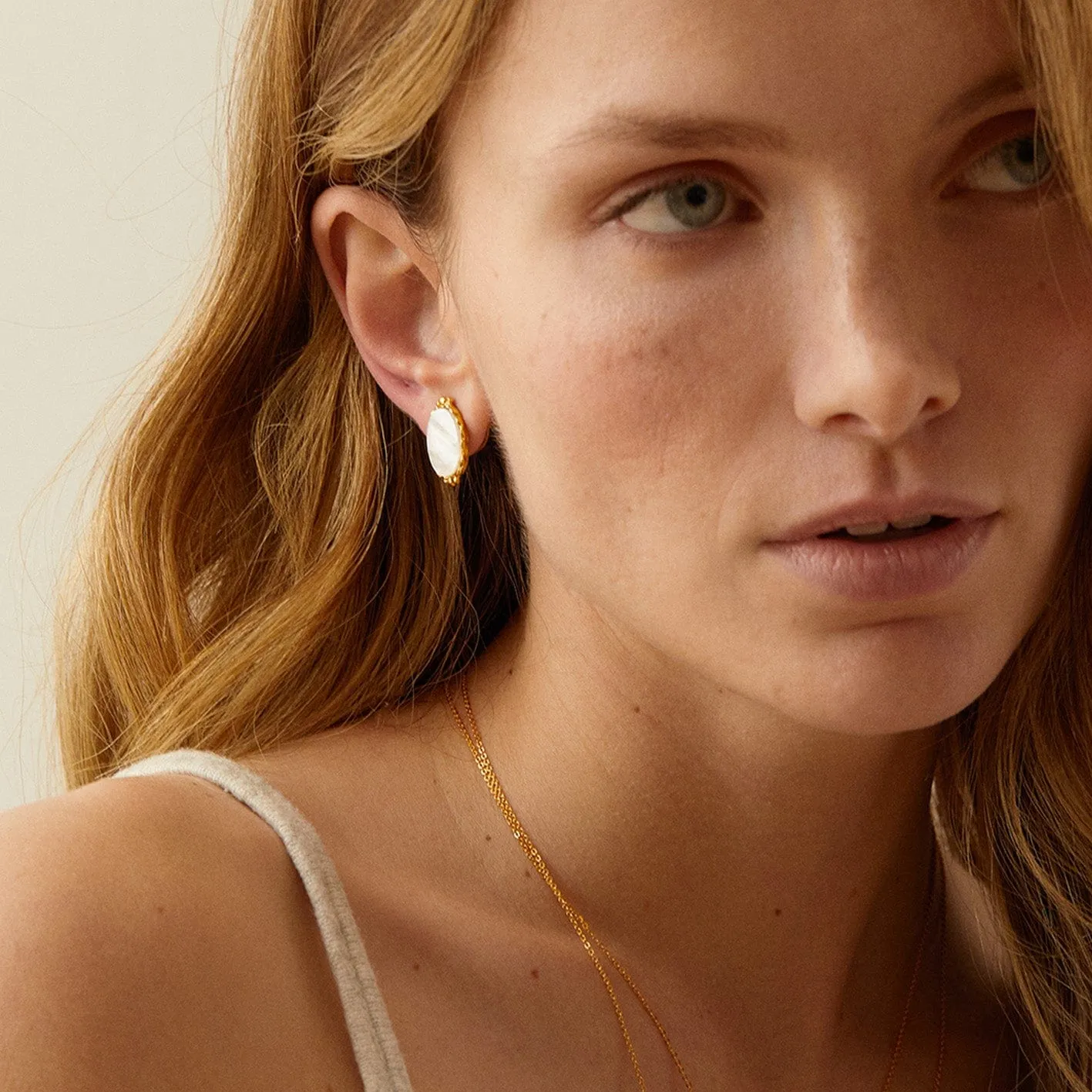 Elise Tsikis Kachina Panagia boucles turquoise