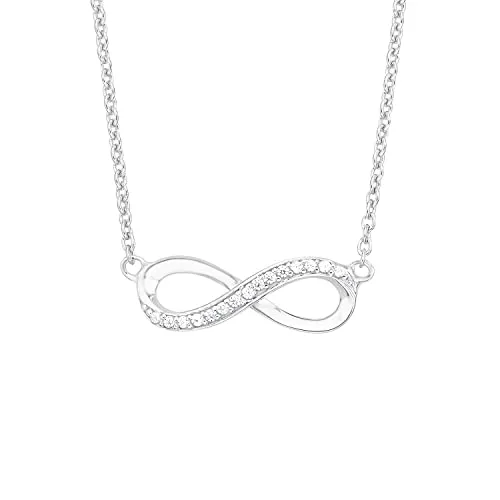 s.Oliver Infini Grand collier femme argent zircone