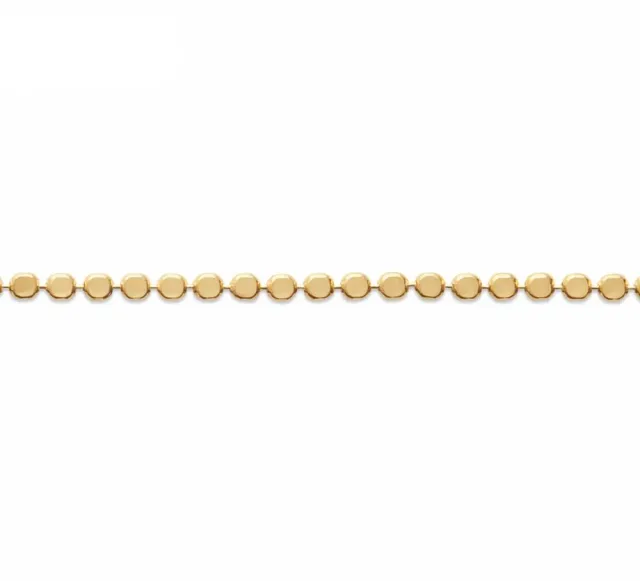 Oriana France bracelet pastilles plaqué or 18 carats