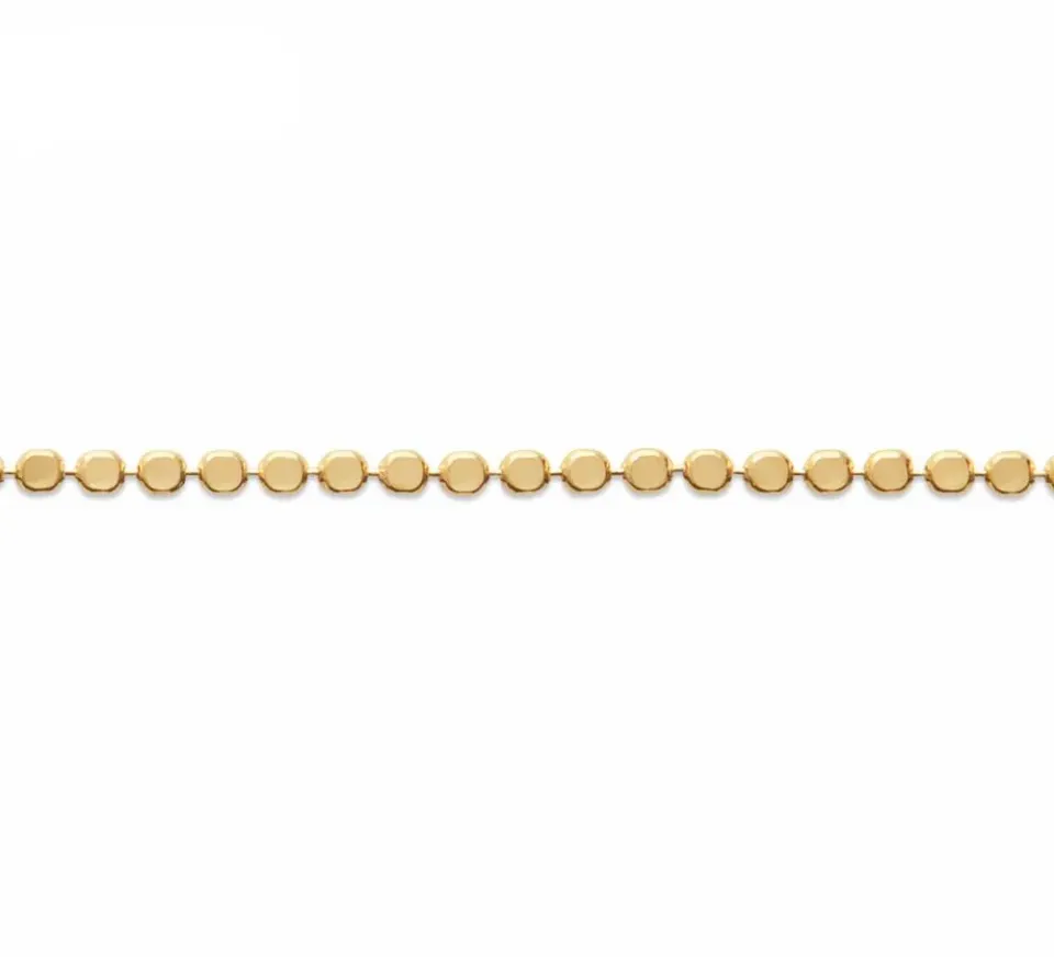 Oriana France bracelet pastilles plaqué or 18 carats