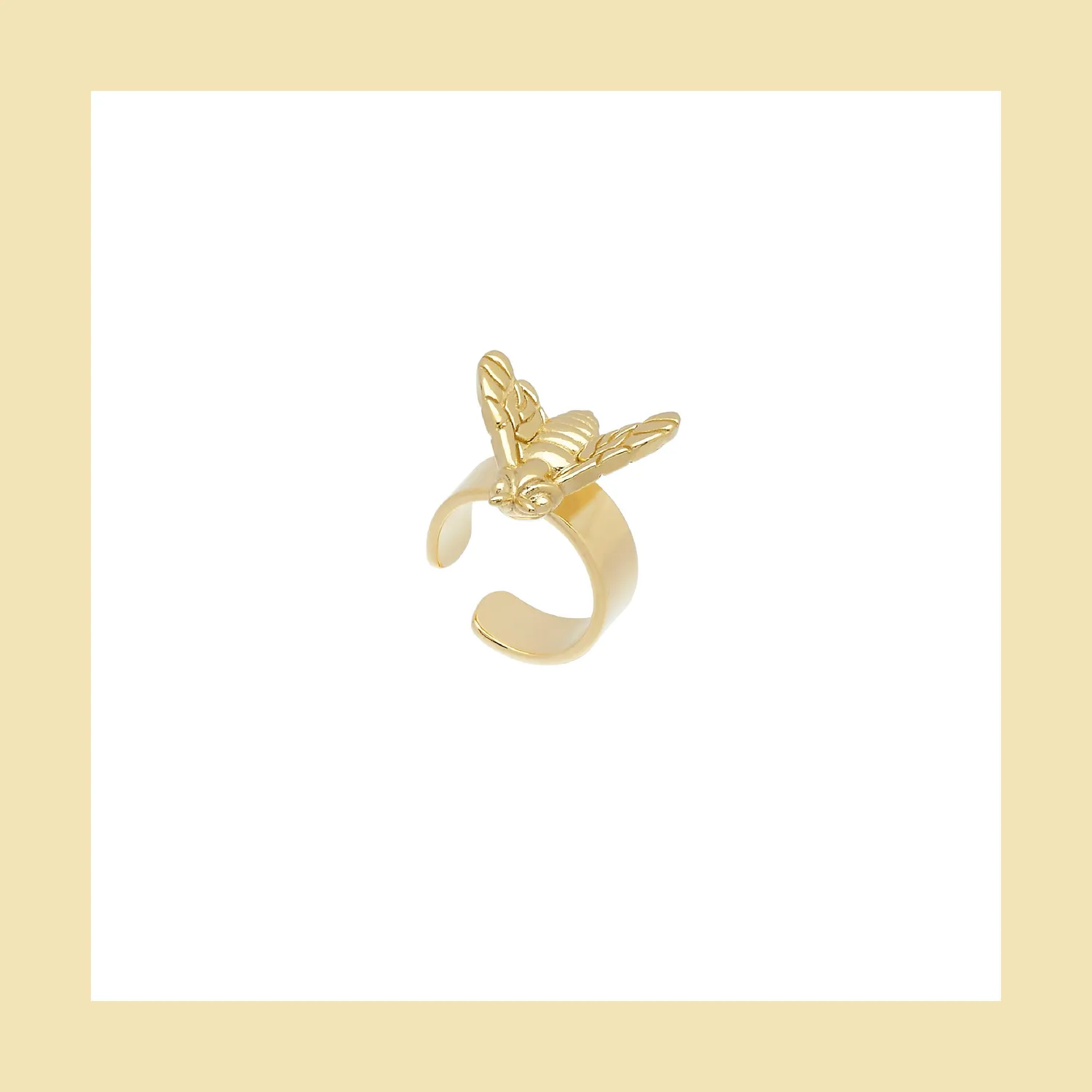 Lorella Tamberi Canal Bee Queen earcuff abeille dorée