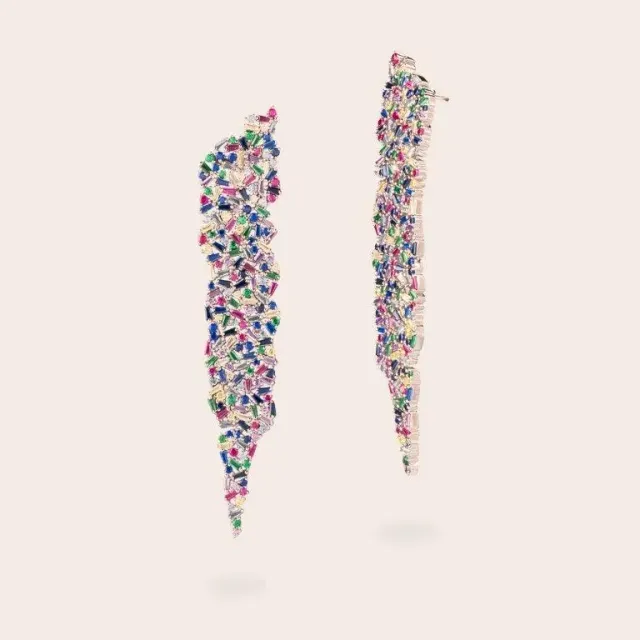 Ultima Edizione Multicolor boucles d'oreilles pendantes