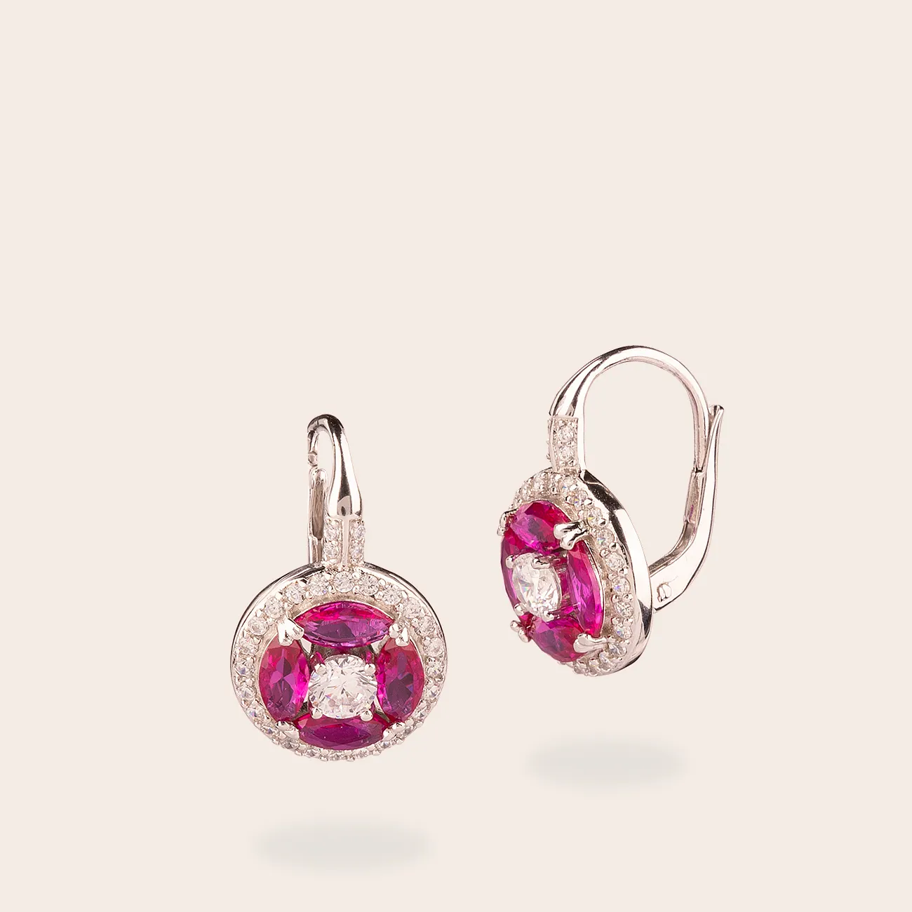 ULTIMA EDIZIONE monachella pavé rond boucles d’oreilles doré