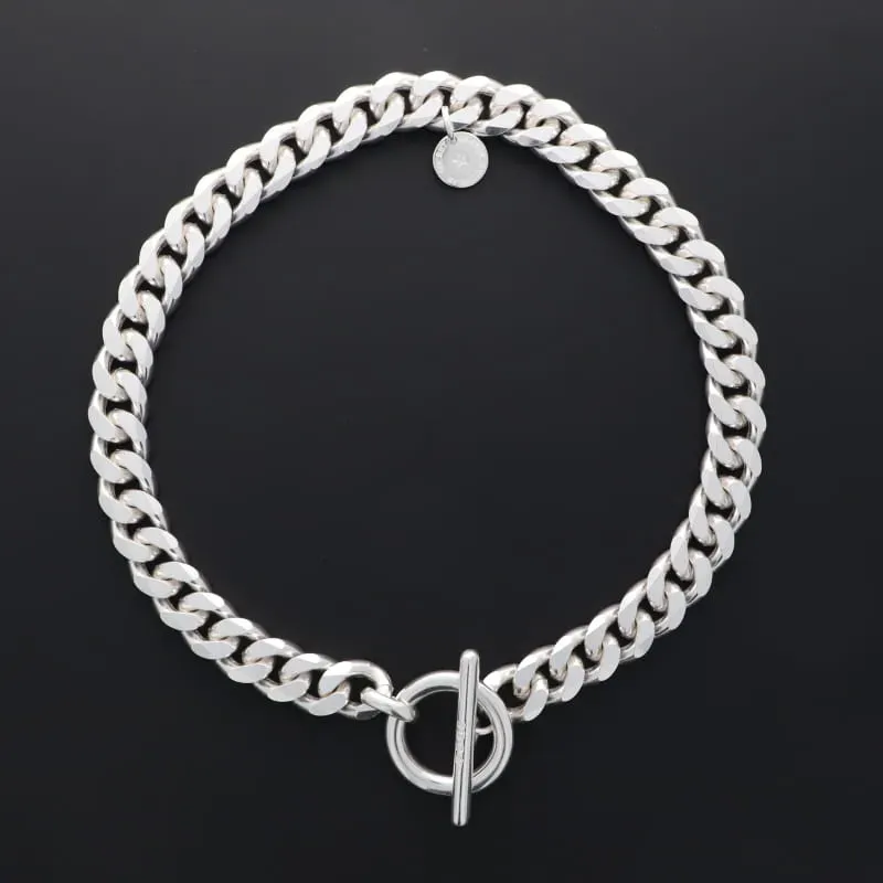 Secret de Cuir N°1228 collier gourmette GM 45,5cm