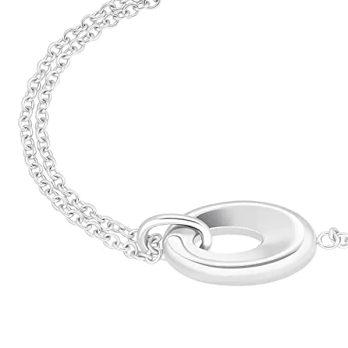 s.Oliver 2034831 bracelet argenté 17+3 cm acier inoxydable